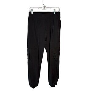 Athleta Chelsea Utility Jogger Womens Size 4 Black Elastic Waist Stretch Cargo P